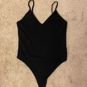 BP Black Thong Bodysuit NWOT